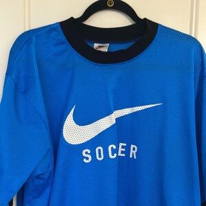 Vintage Nike soccer mesh jersey